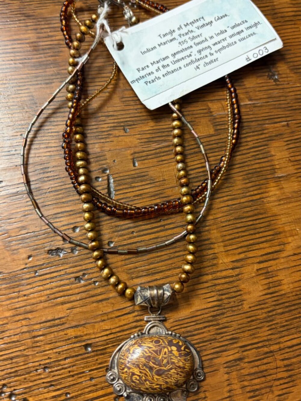 The Stone Garden Elena Murray Mariam Jasper Sterling Silver Choker Necklace